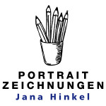 Portrait Zeichnungen - Jana Hinkel